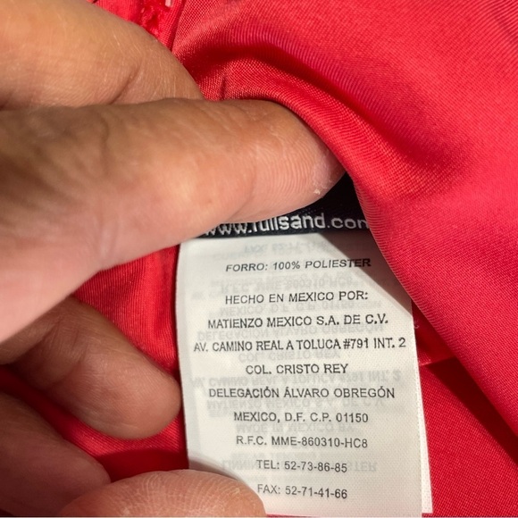 Fullsand Red and blue floral skort size XL.
Beach wear, vacation, pool - Picture 10 of 13